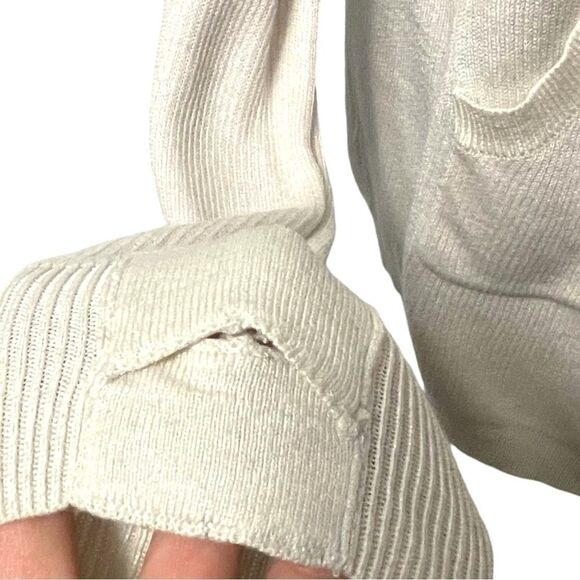 LULULEMON Cabin Yogi Wrap in Heathered White Neutral Blush 10 - Picture 5 of 15